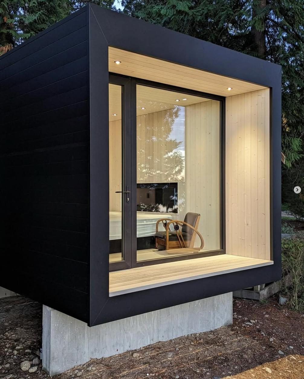 Model 240 modular dwelling exterior on a rural property